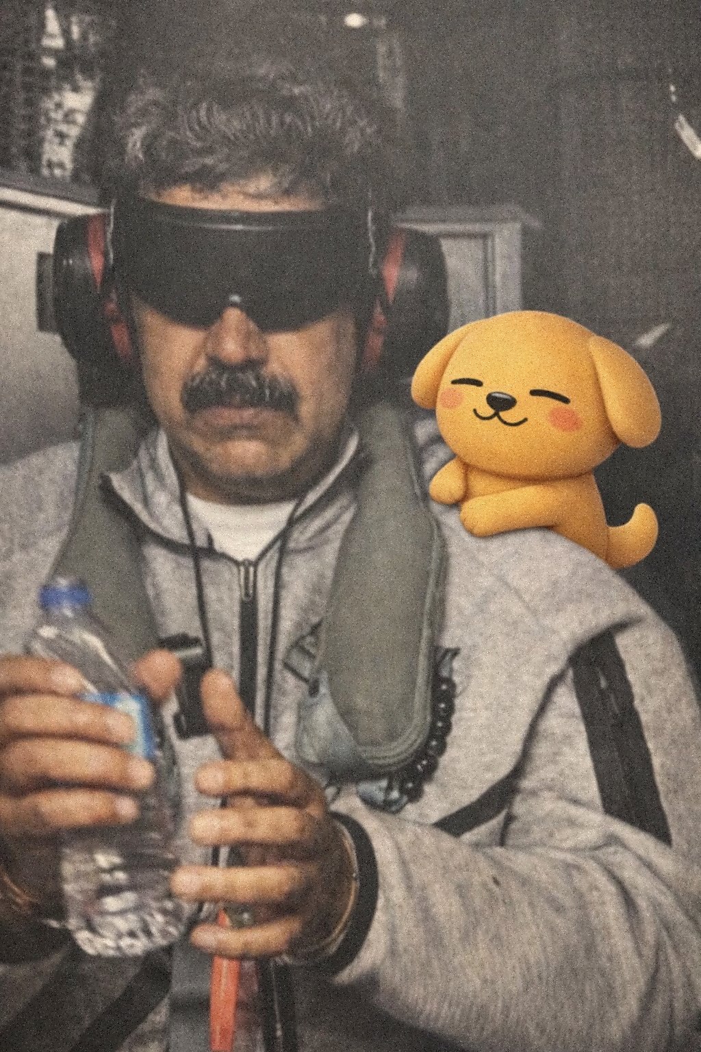 Goldy with Maduro